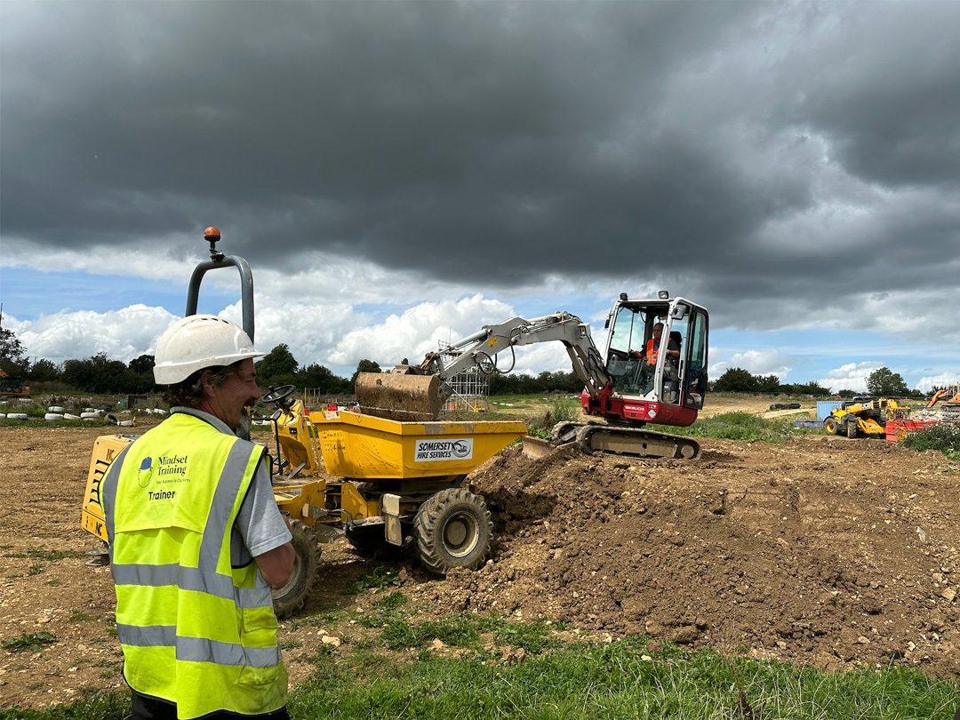 Excavator and Dumper